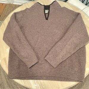 L.L. Bean Men’s XL Waterfowl 100% Merino Wool Sweater
